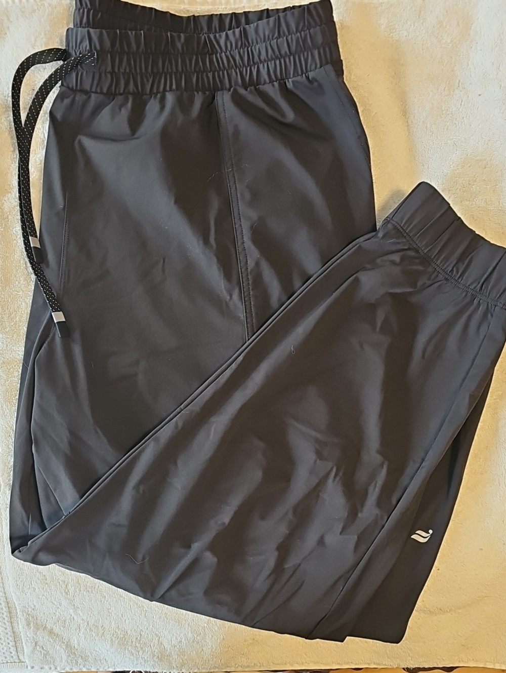 Women's Black Athletic Track Pants - Brand Unspecified